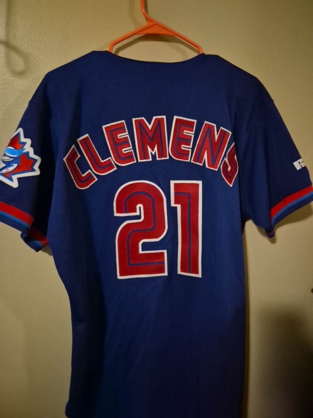 Russell Athletic Blue MLB Diamond Authentic Jersey Tag
